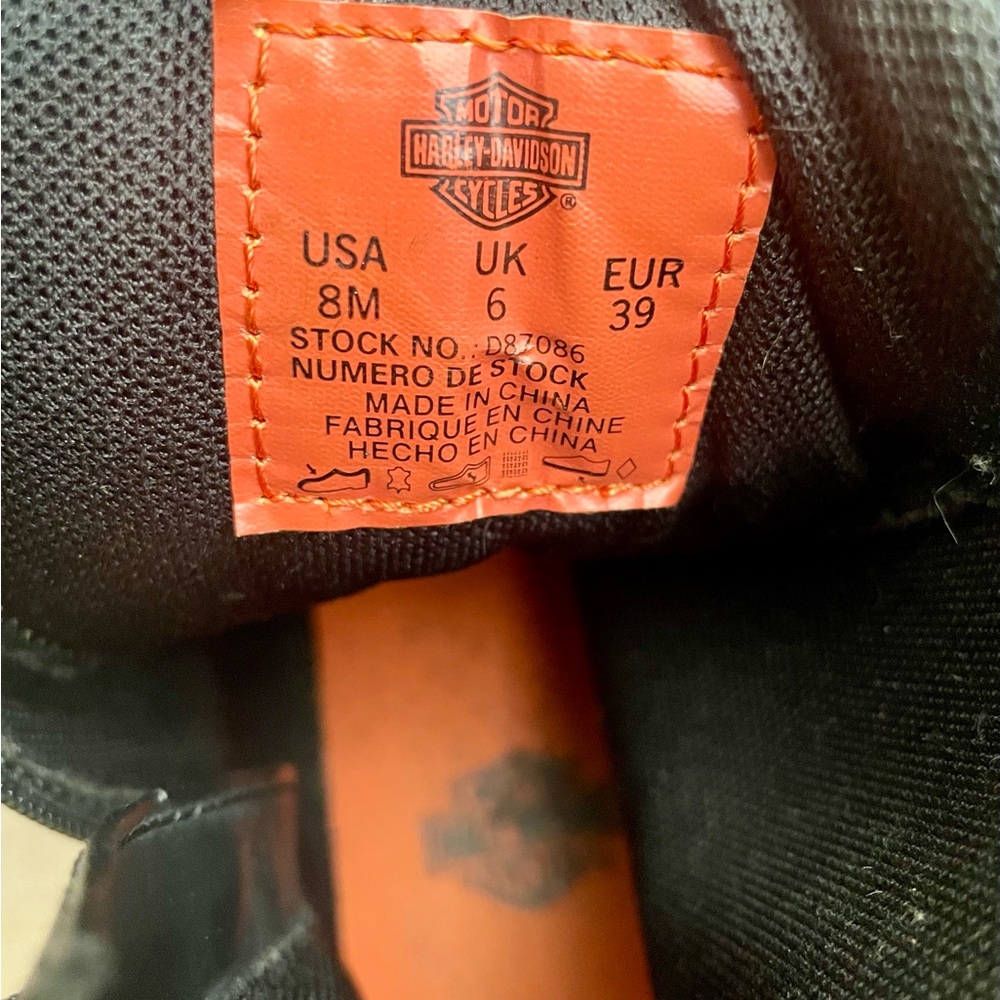 Harley-Davidson Women's Black Leather Boots - Picture 4 of 5